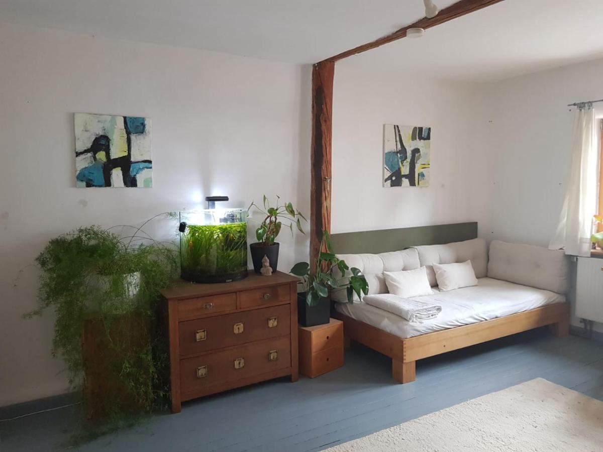 Aeltestes Haus In Quentel - Ferienwohnung 2 Mit Dachterrasse Lichtenau Екстериор снимка